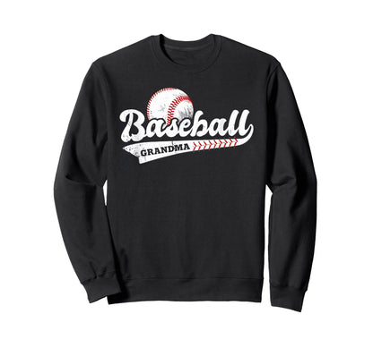 Baseball Grandma Proud Game Day Sweatshirt - Custom Art Print Unisex - T-Shirt, Sweatshirt, Hoodie