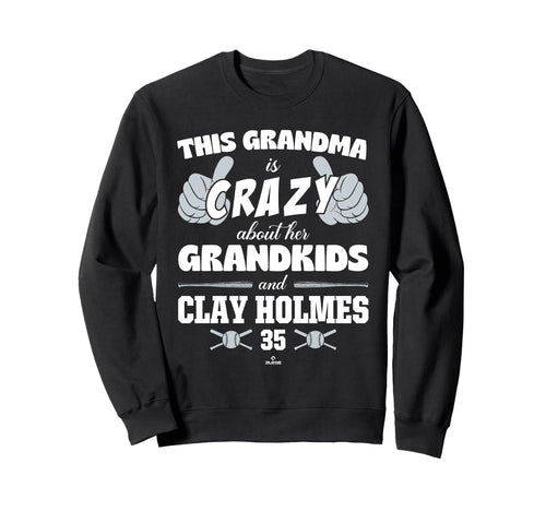 Grandma Crazy Clay Holmes New York Sweatshirt - Unique Graphic for Adults - T-Shirt, Sweatshirt, Hoodie