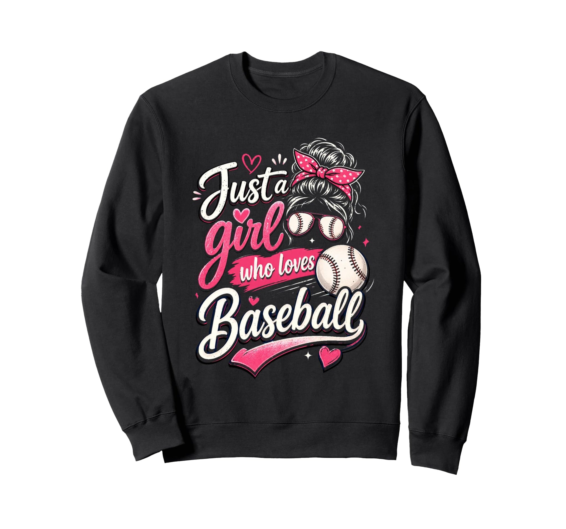Just Who Loves Baseball Valentines Sweatshirt - Graphic Print for Adults - T-Shirt, Sweatshirt, Hoodie