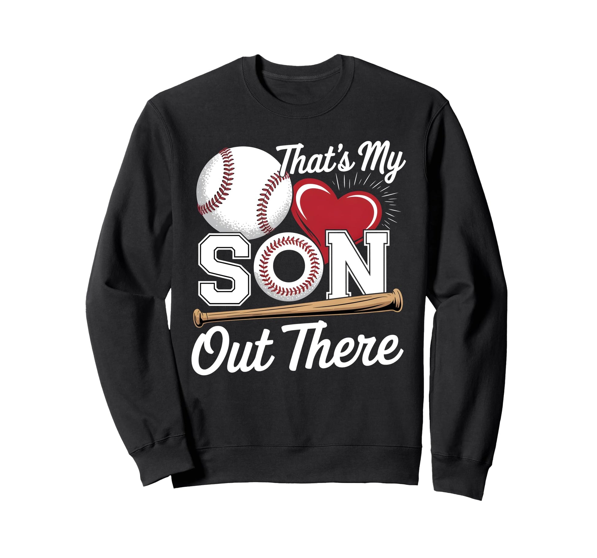 Thats My Son Baseball Grandma Sweatshirt - Novelty Apparel for Adults - T-Shirt, Sweatshirt, Hoodie