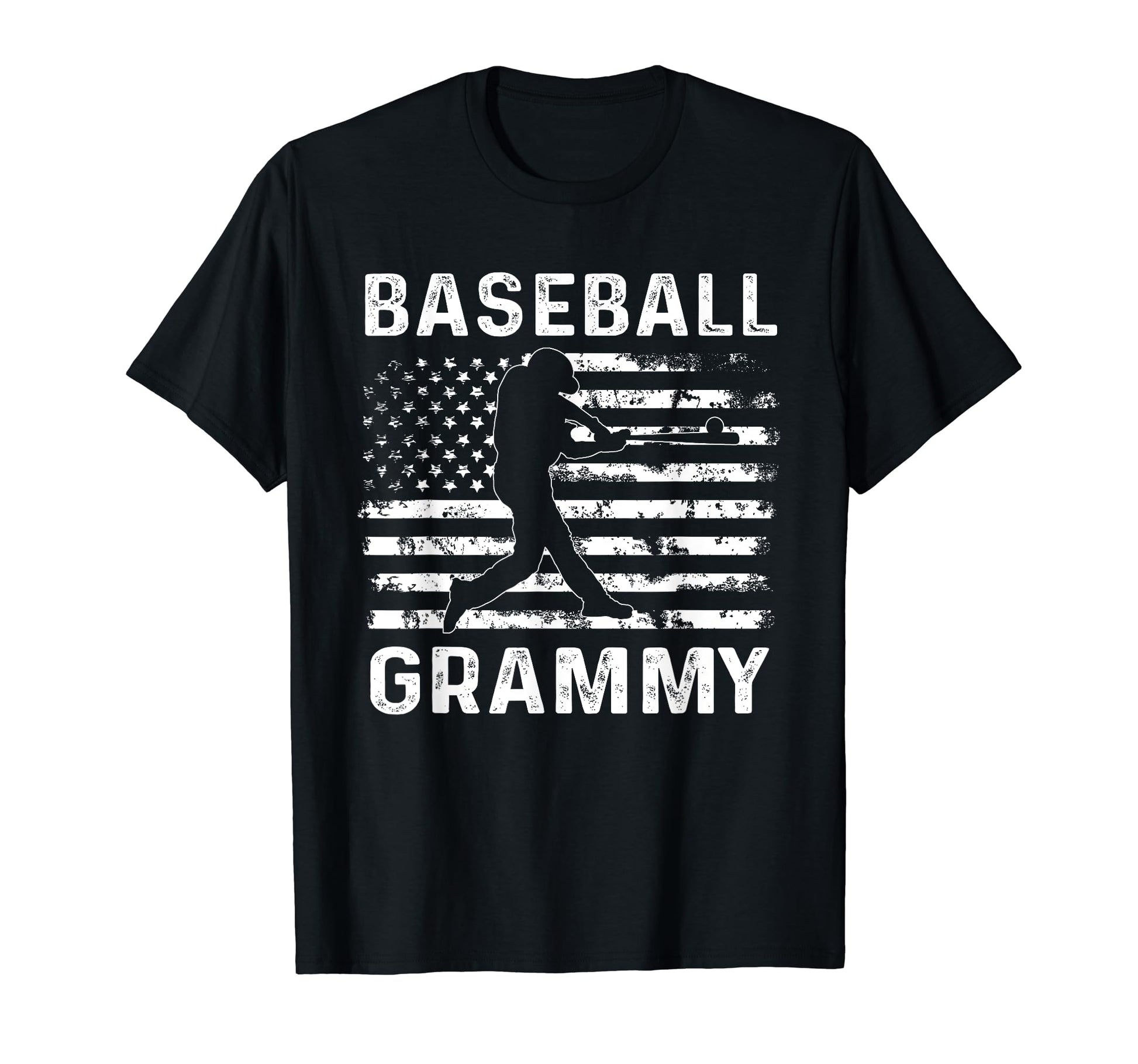 Baseball Grammy Grandma Usa Flag 4Th T-Shirt - Unique Graphic for Adults - T-Shirt, Sweatshirt, Hoodie