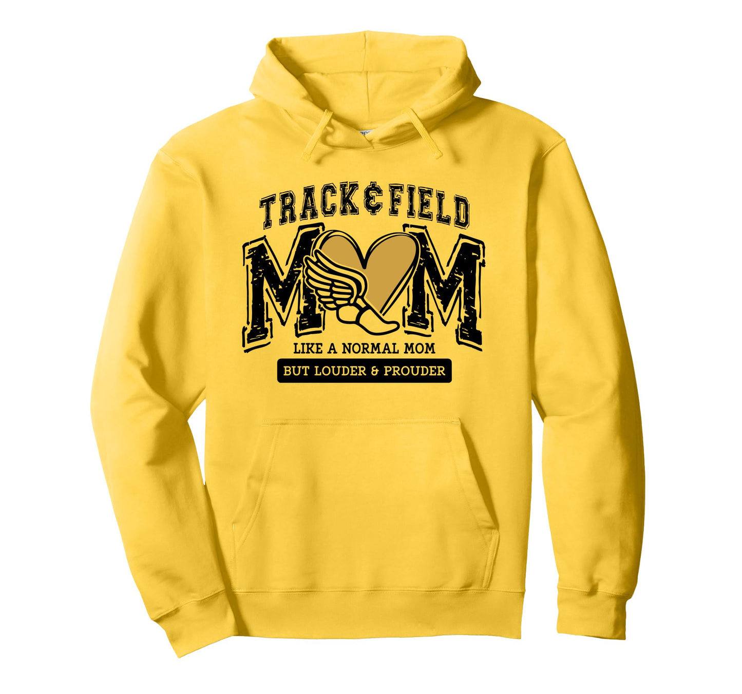 Track And Field Mom Track Mom Cross Country Hoodie - Trendy Graphic Unisex - T-Shirt, Sweatshirt, Hoodie