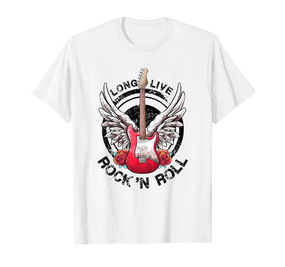 Long Live Rock And Roll Rock Roll T-Shirt - Graphic Print for Adults - T-Shirt, Sweatshirt, Hoodie