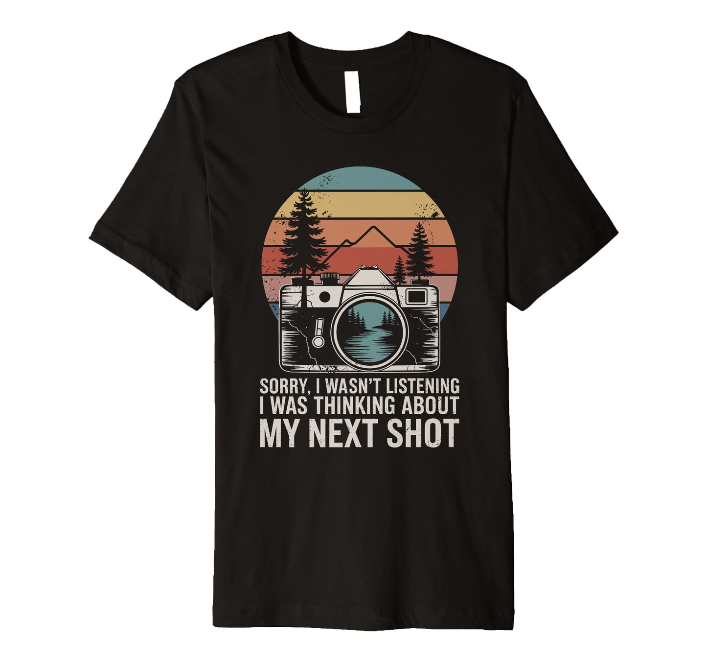Photography Camera Photographer Art T-Shirt - Fun Novelty Design Men Women - T-Shirt, Sweatshirt, Hoodie