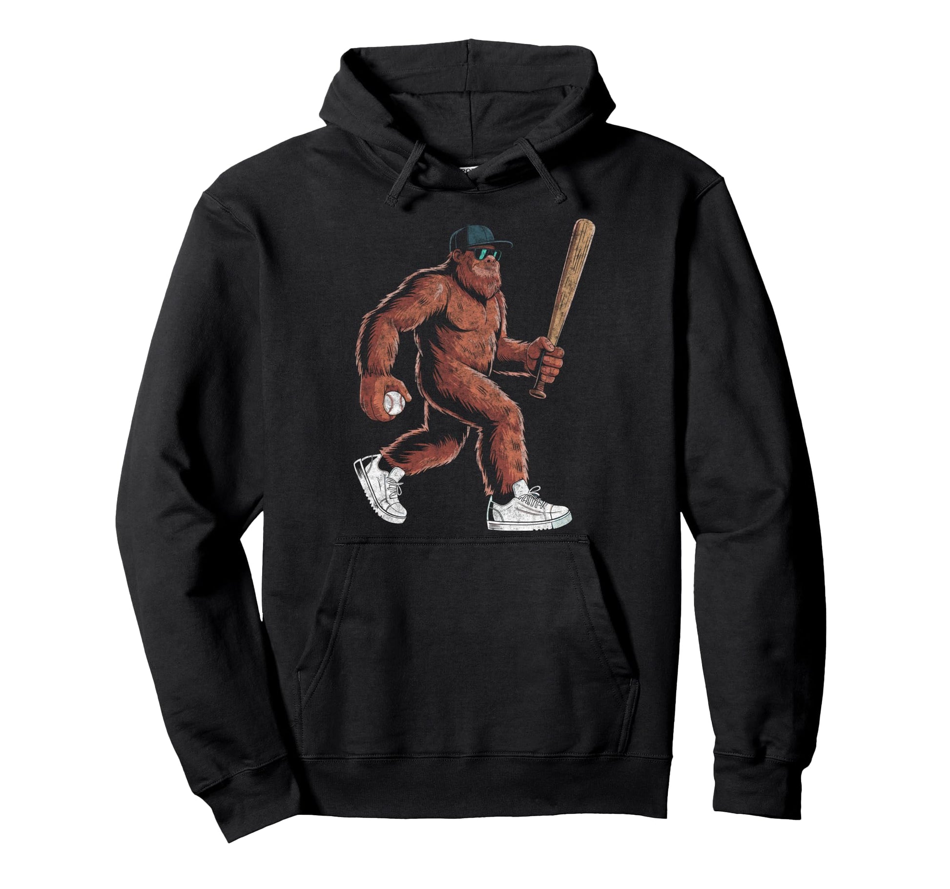 Funny Baseball Player Coach Hoodie - Casual Everyday Wear Men Women - T-Shirt, Sweatshirt, Hoodie