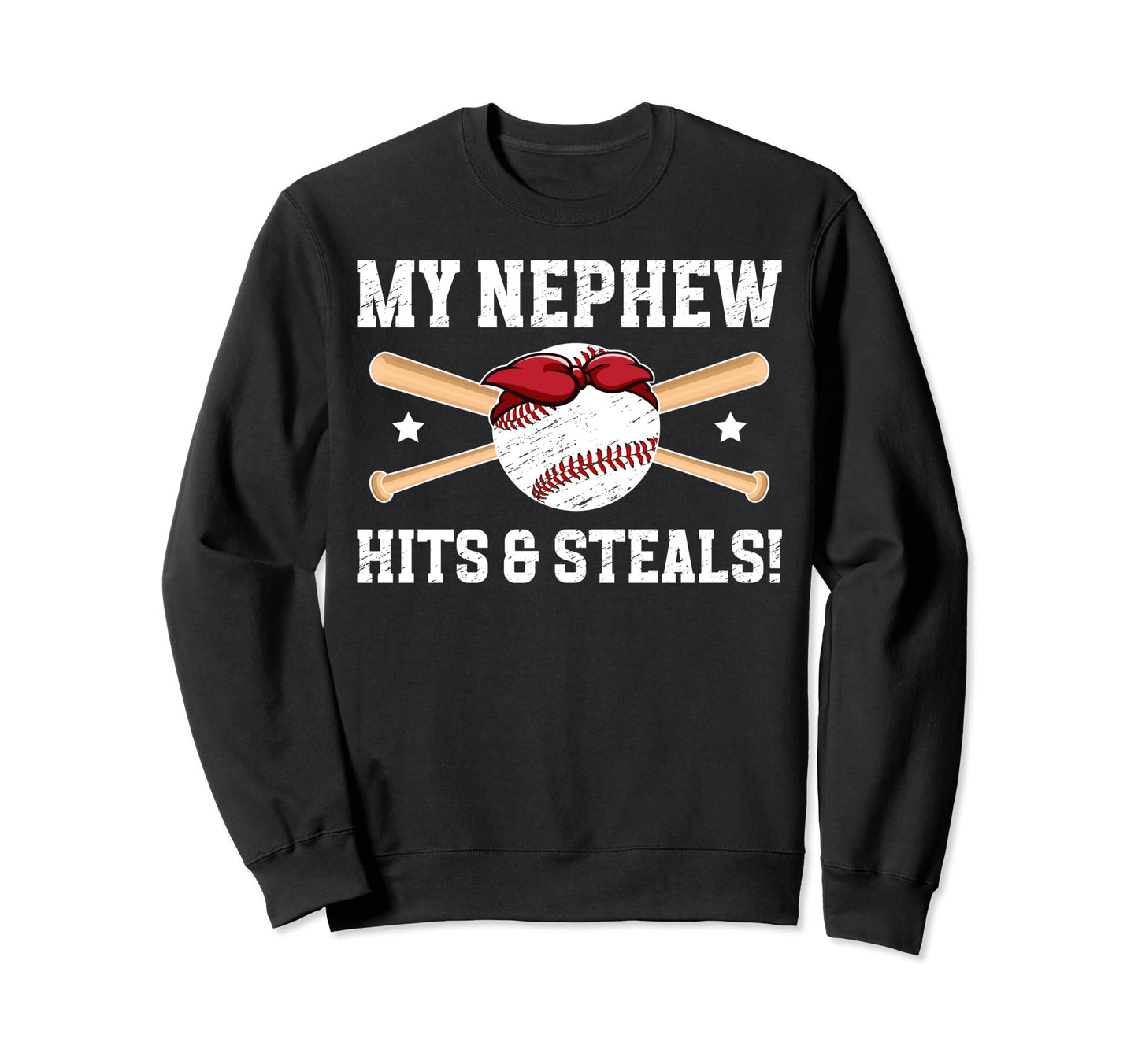My Nephew Baseball Aunt Baseball Sweatshirt - Trendy Graphic for Adults - T-Shirt, Sweatshirt, Hoodie
