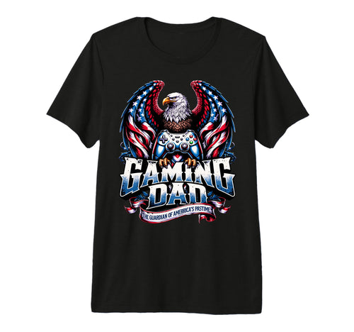 Mens Viral Gaming Dad Tri Blend T-Shirt - Graphic Print for Adults - T-Shirt, Sweatshirt, Hoodie