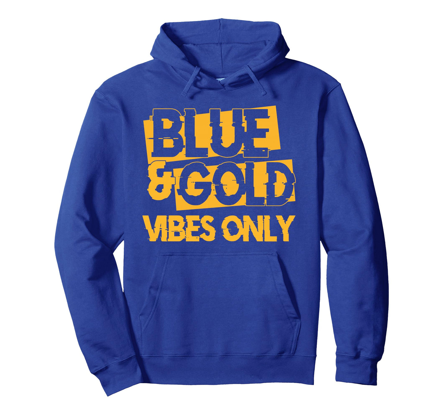 Blue And Gold Game Day Group High Hoodie - Minimalist Print Men Women - T-Shirt, Sweatshirt, Hoodie