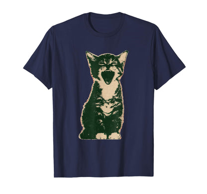 Kitten Y2K Cat Grunge Aesthetic 90S T-Shirt - Minimalist Print Men Women - T-Shirt, Sweatshirt, Hoodie
