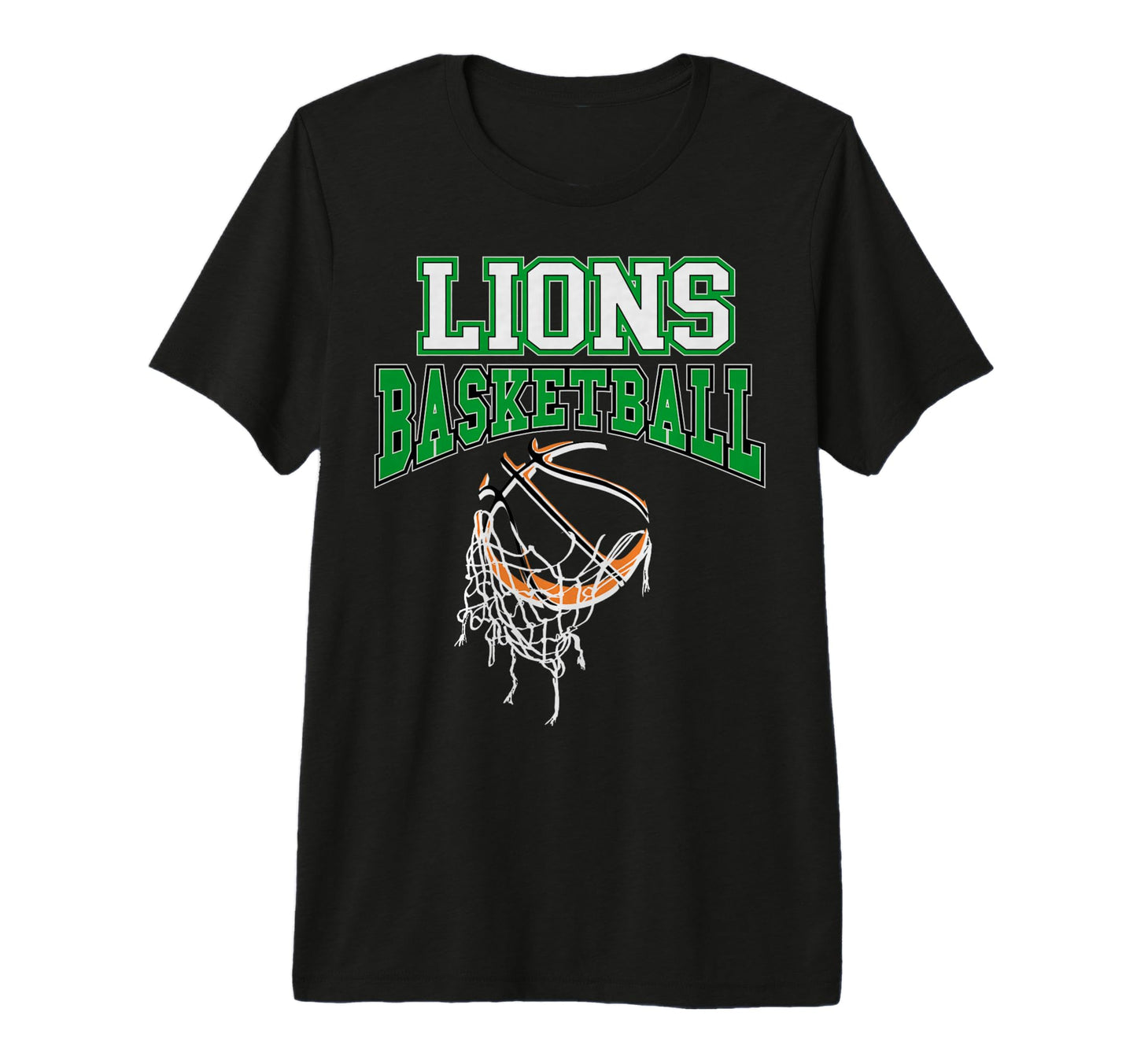 Lions Basketball Mom Green Lion Pride T-Shirt - Unique Graphic Men Women - T-Shirt, Sweatshirt, Hoodie
