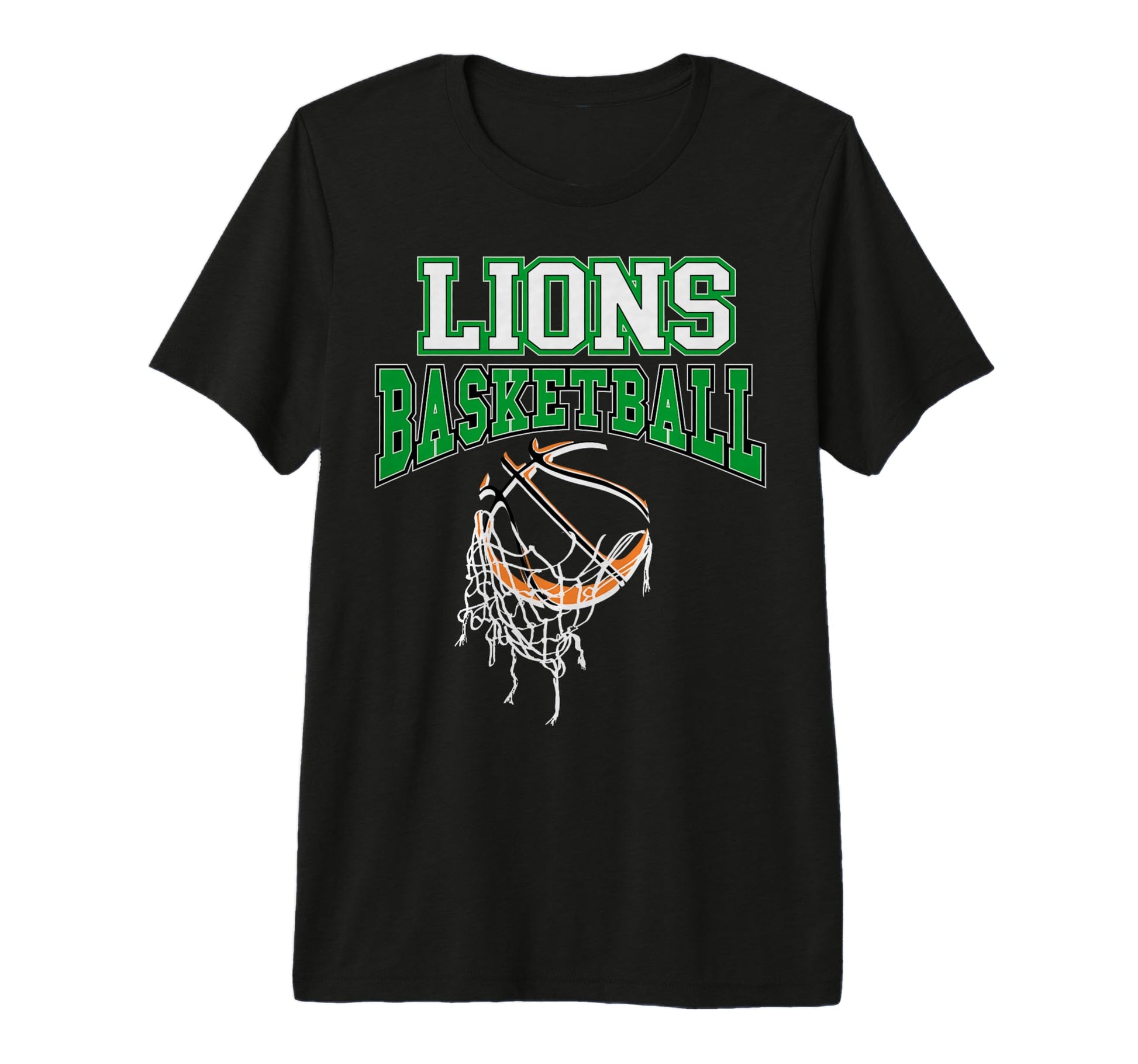 Lions Basketball Mom Green Lion Pride T-Shirt - Unique Graphic Men Women - T-Shirt, Sweatshirt, Hoodie