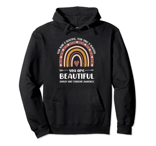 Ramsay Hunt Syndrome Awareness Boho Hoodie - Graphic Print Men Women - T-Shirt, Sweatshirt, Hoodie