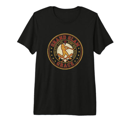 Grand Slam Grace Christian T-Shirt - Fun Novelty Design for Adults - T-Shirt, Sweatshirt, Hoodie