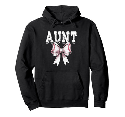 Coquette Baseball Bow Mom Sister Hoodie - Fun Novelty Design Unisex - T-Shirt, Sweatshirt, Hoodie