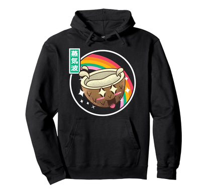Japanese Coconut Kawaii Rainbow Anime Hoodie - Trendy Graphic for Adults - T-Shirt, Sweatshirt, Hoodie