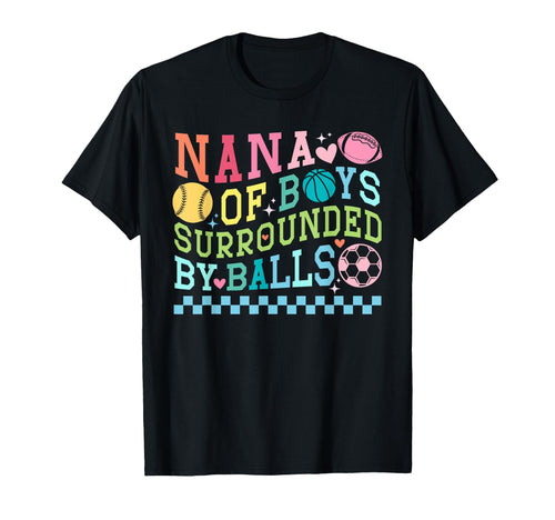 Nana Surrounded Balls Baseball T-Shirt - Streetwear Style for Adults - T-Shirt, Sweatshirt, Hoodie