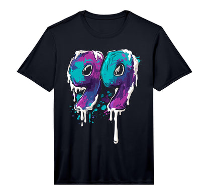 Baseball 99 Number Performance T-Shirt - Unique Graphic Unisex - T-Shirt, Sweatshirt, Hoodie