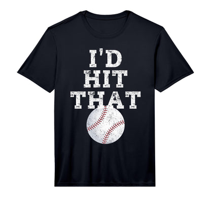 Mens Id Hit That Distressed Funny T-Shirt - Aesthetic Graphic Men Women - T-Shirt, Sweatshirt, Hoodie