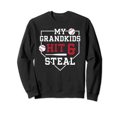 Baseball Grandpa Funny Grandpa Sweatshirt - Streetwear Style Men Women - T-Shirt, Sweatshirt, Hoodie