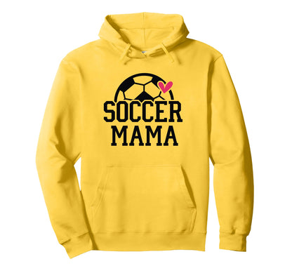 Soccer Mom Player Team Mama Sports Hoodie - Minimalist Print Men Women - T-Shirt, Sweatshirt, Hoodie