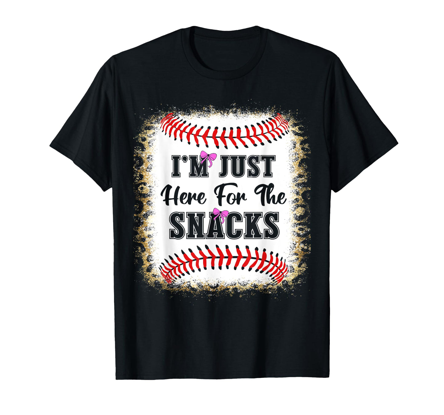 Baseball Sister Funny Im Just Here T-Shirt - Aesthetic Graphic for Adults - T-Shirt, Sweatshirt, Hoodie