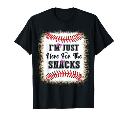 Baseball Sister Funny Im Just Here T-Shirt - Aesthetic Graphic for Adults - T-Shirt, Sweatshirt, Hoodie