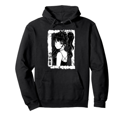 Anime Goth Otaku Japanese Aesthetic Hoodie - Minimalist Print Men Women - T-Shirt, Sweatshirt, Hoodie