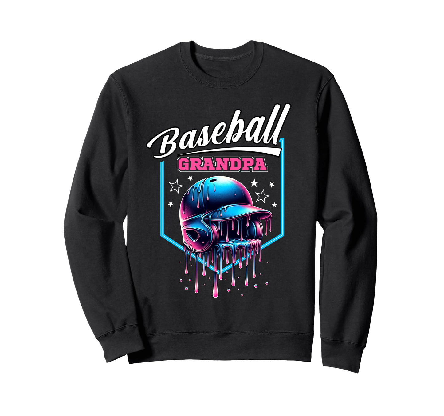 Baseball Grandpa Fathers Day Baseball Sweatshirt - Unique Graphic Unisex - T-Shirt, Sweatshirt, Hoodie