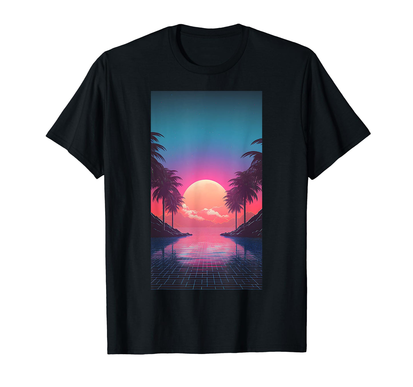 Aesthetic Vaporwave 80S Aesthetic T-Shirt - Custom Art Print Men Women - T-Shirt, Sweatshirt, Hoodie