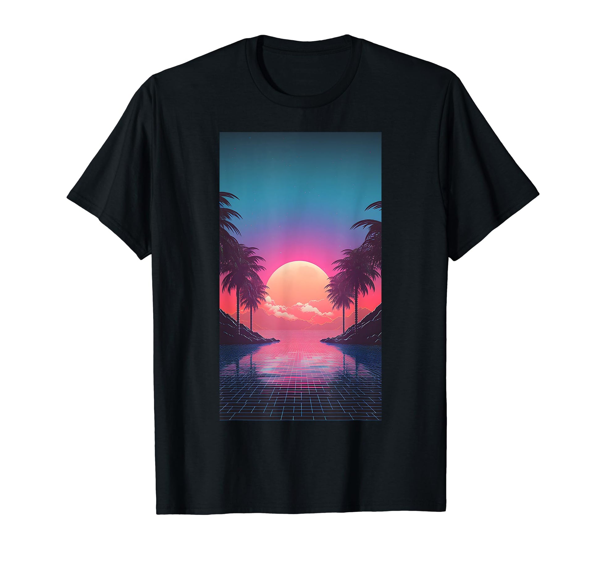 Aesthetic Vaporwave 80S Aesthetic T-Shirt - Custom Art Print Men Women - T-Shirt, Sweatshirt, Hoodie