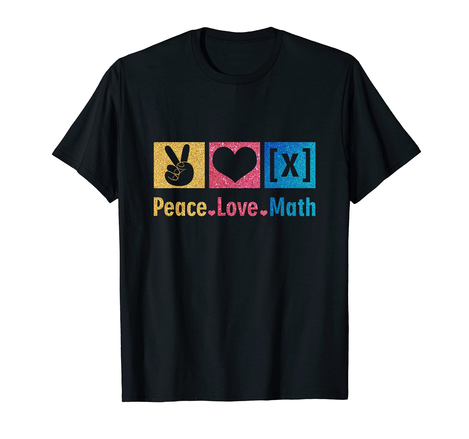 Math Teacher Peace Love Math T-Shirt - Aesthetic Graphic Men Women - T-Shirt, Sweatshirt, Hoodie