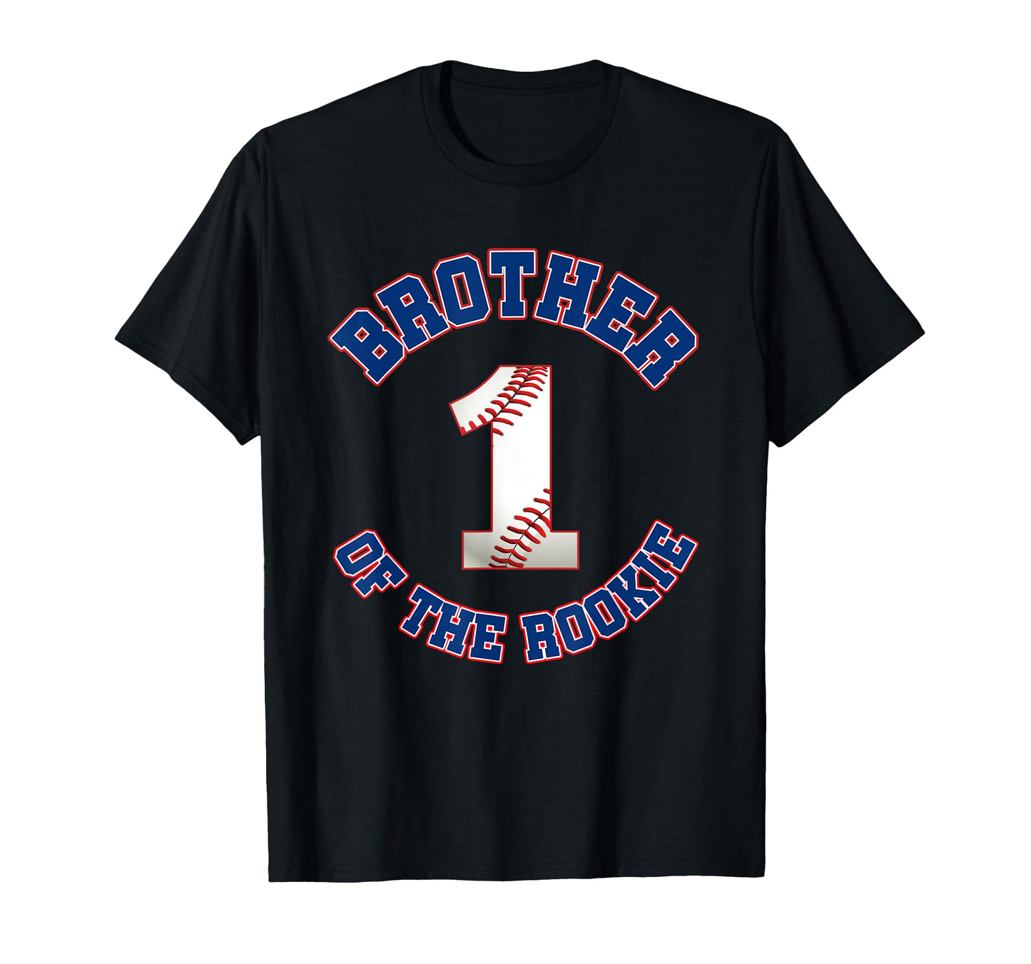 Brother Rookie 1St Birthday Baseball T-Shirt - Minimalist Print for Adults - T-Shirt, Sweatshirt, Hoodie