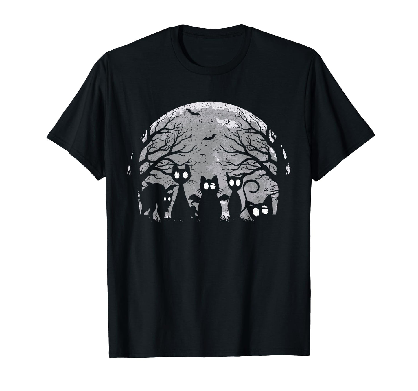 Creepy Cats Alt Goth Grunge T-Shirt - Casual Everyday Wear Men Women - T-Shirt, Sweatshirt, Hoodie