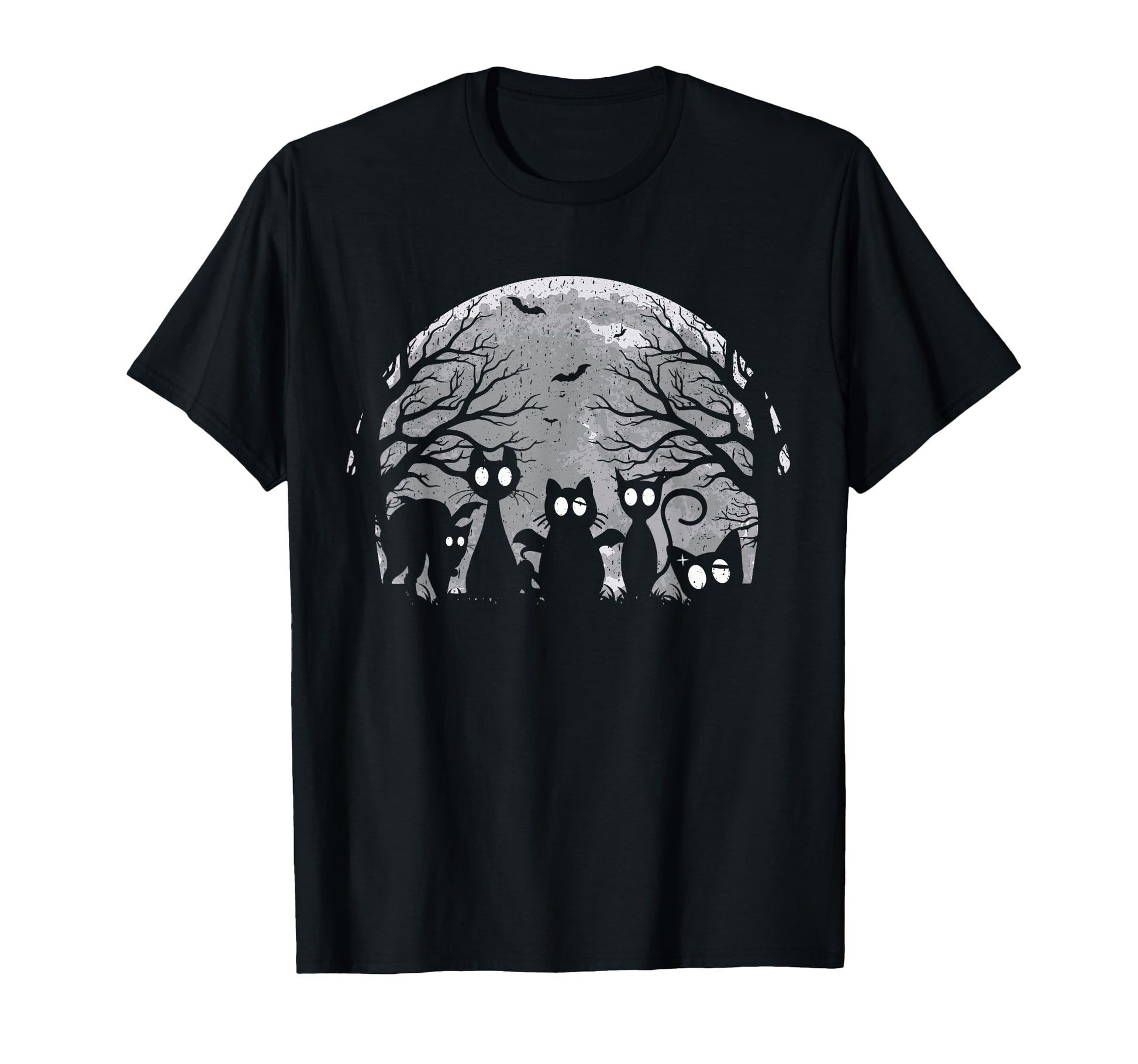Creepy Cats Alt Goth Grunge T-Shirt - Casual Everyday Wear Men Women - T-Shirt, Sweatshirt, Hoodie