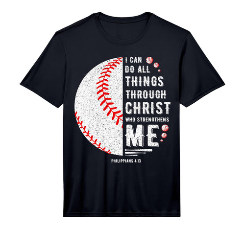 Mens Christian Baseball Shirts I Can Do T-Shirt - Trendy Graphic Unisex - T-Shirt, Sweatshirt, Hoodie