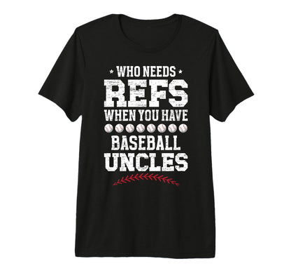 Mens Baseball Uncle Funny Uncle T-Shirt - Aesthetic Graphic Unisex - T-Shirt, Sweatshirt, Hoodie