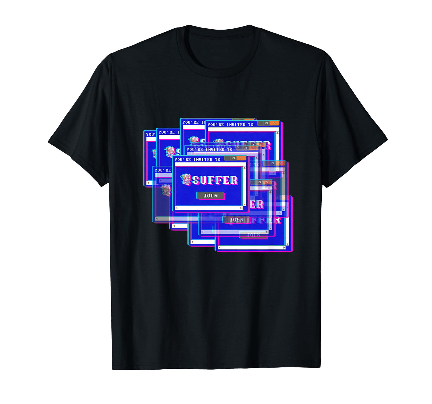 Invitation To Join Computer Error T-Shirt - Unique Graphic Men Women - T-Shirt, Sweatshirt, Hoodie