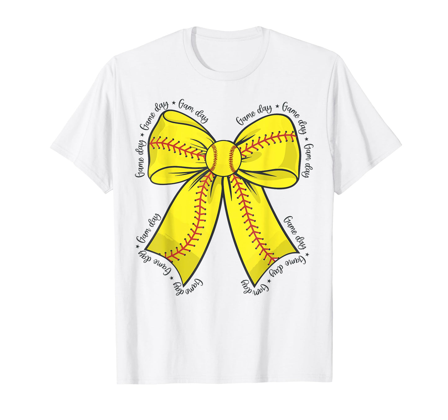 Softball Mom Coquette Bow Softball Mama T-Shirt - Graphic Print for Adults - T-Shirt, Sweatshirt, Hoodie