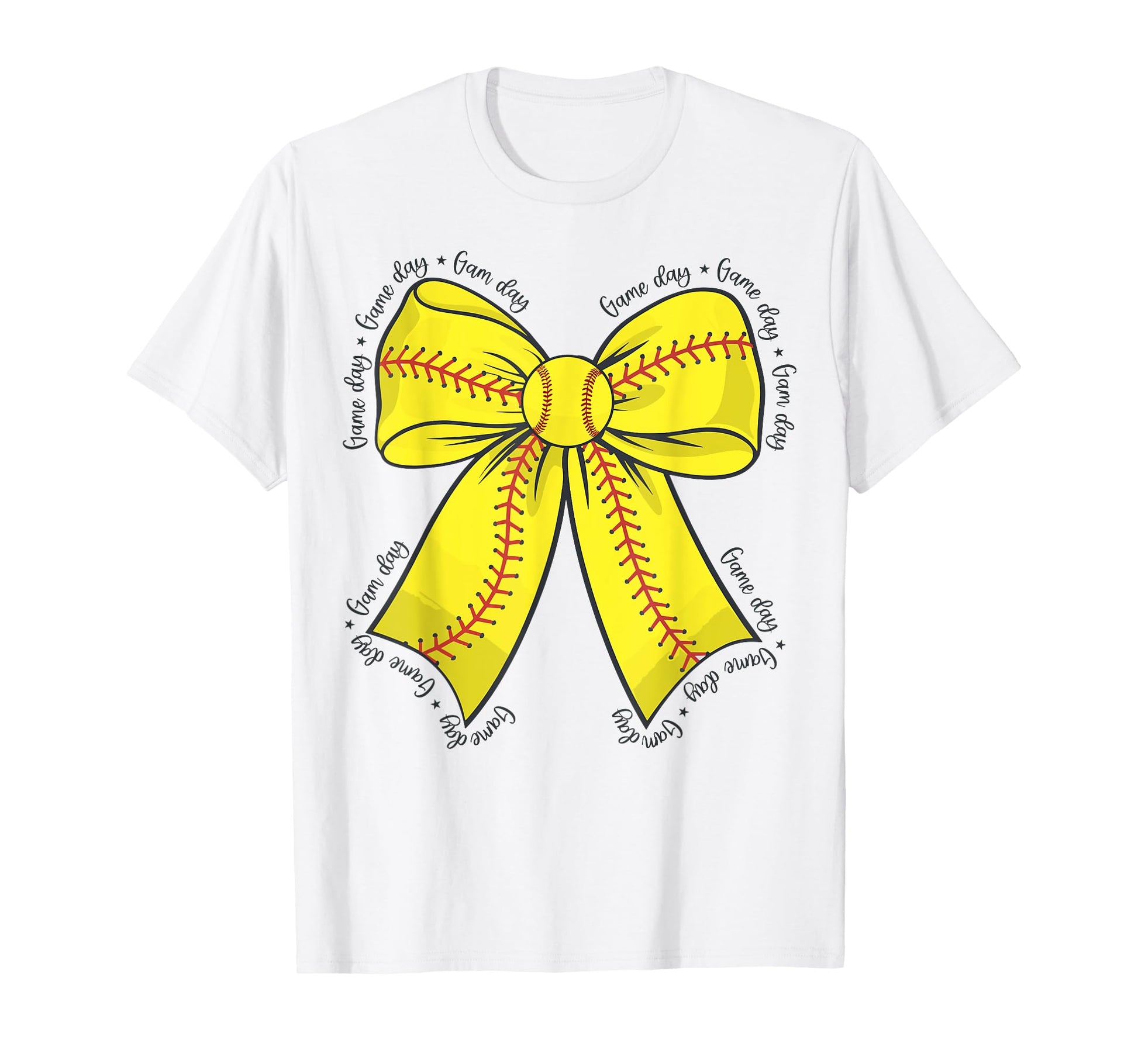 Softball Mom Coquette Bow Softball Mama T-Shirt - Graphic Print for Adults - T-Shirt, Sweatshirt, Hoodie