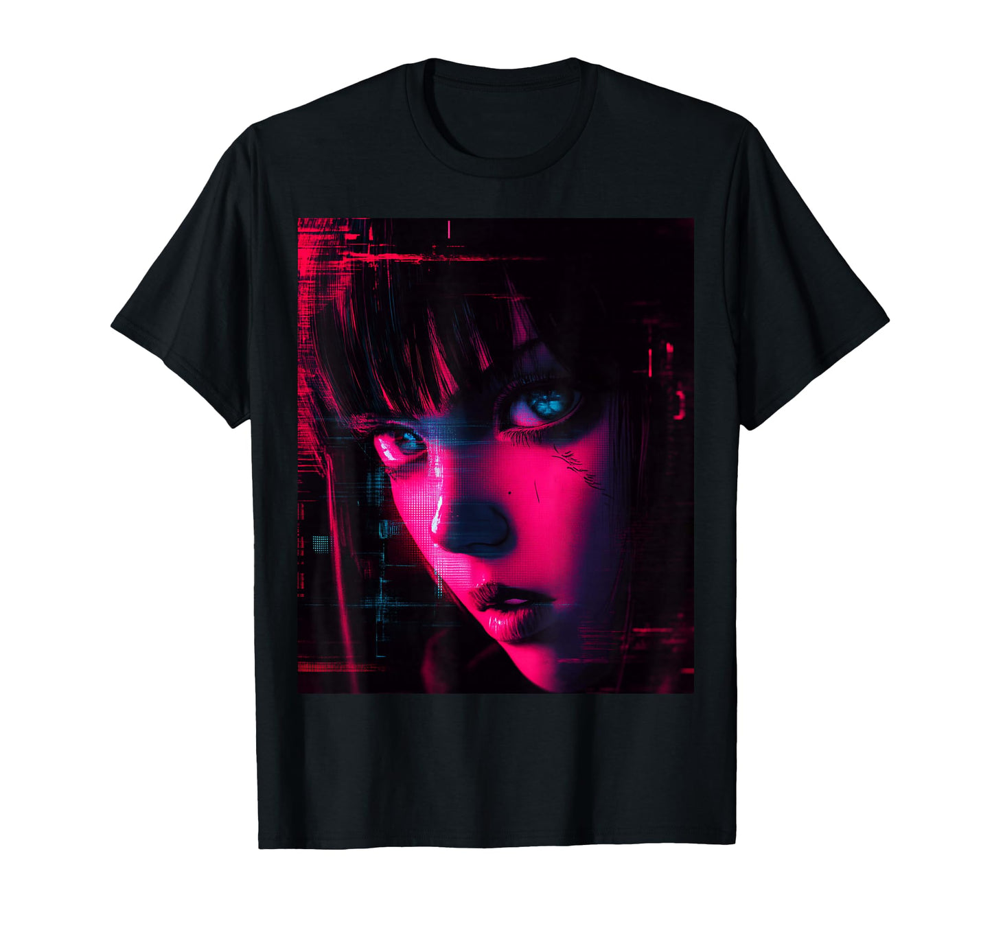 Futuristic Anime Otaku Aesthetic T-Shirt - Casual Everyday Wear for Adults - T-Shirt, Sweatshirt, Hoodie