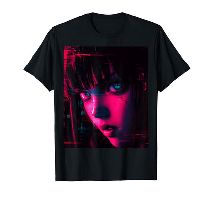 Futuristic Anime Otaku Aesthetic T-Shirt - Casual Everyday Wear for Adults - T-Shirt, Sweatshirt, Hoodie