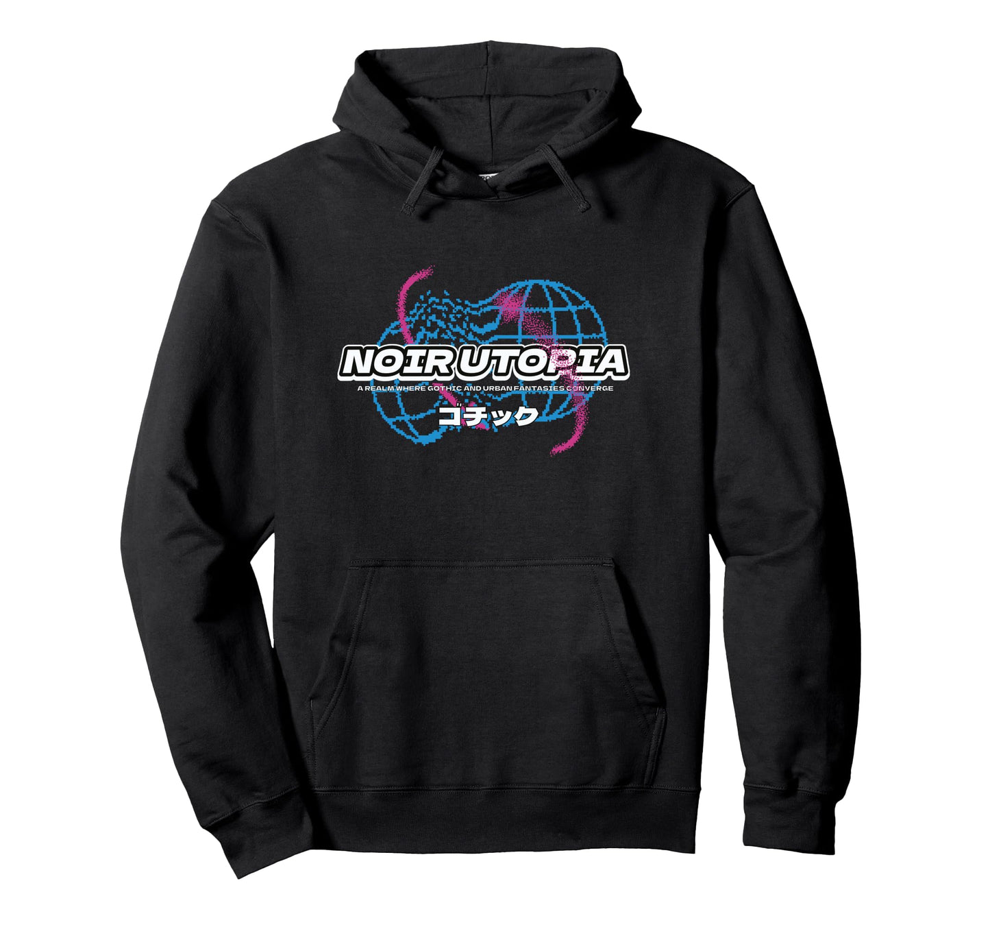 Noirutopia Vaporwave Gothic Urban Hoodie - Streetwear Style for Adults - T-Shirt, Sweatshirt, Hoodie