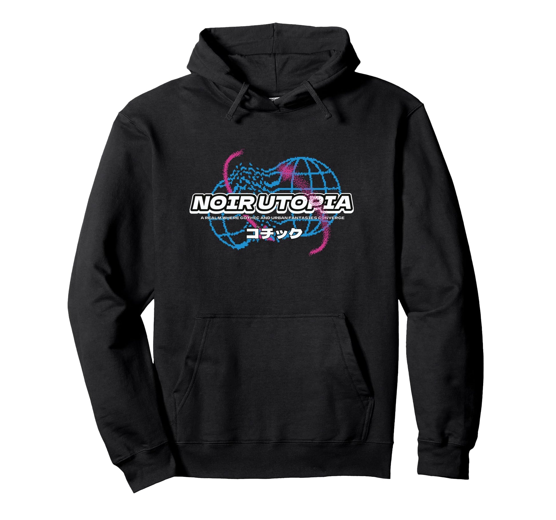 Noirutopia Vaporwave Gothic Urban Hoodie - Streetwear Style for Adults - T-Shirt, Sweatshirt, Hoodie