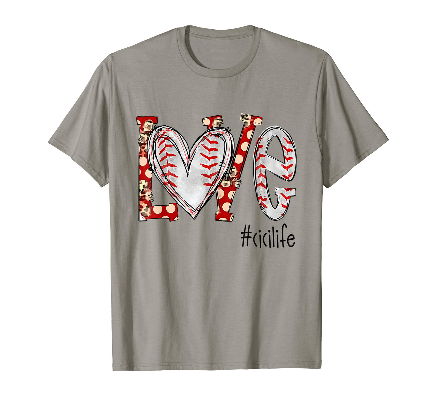 Baseball Mom Heart Love Baseball T-Shirt - Fun Novelty Design Unisex - T-Shirt, Sweatshirt, Hoodie