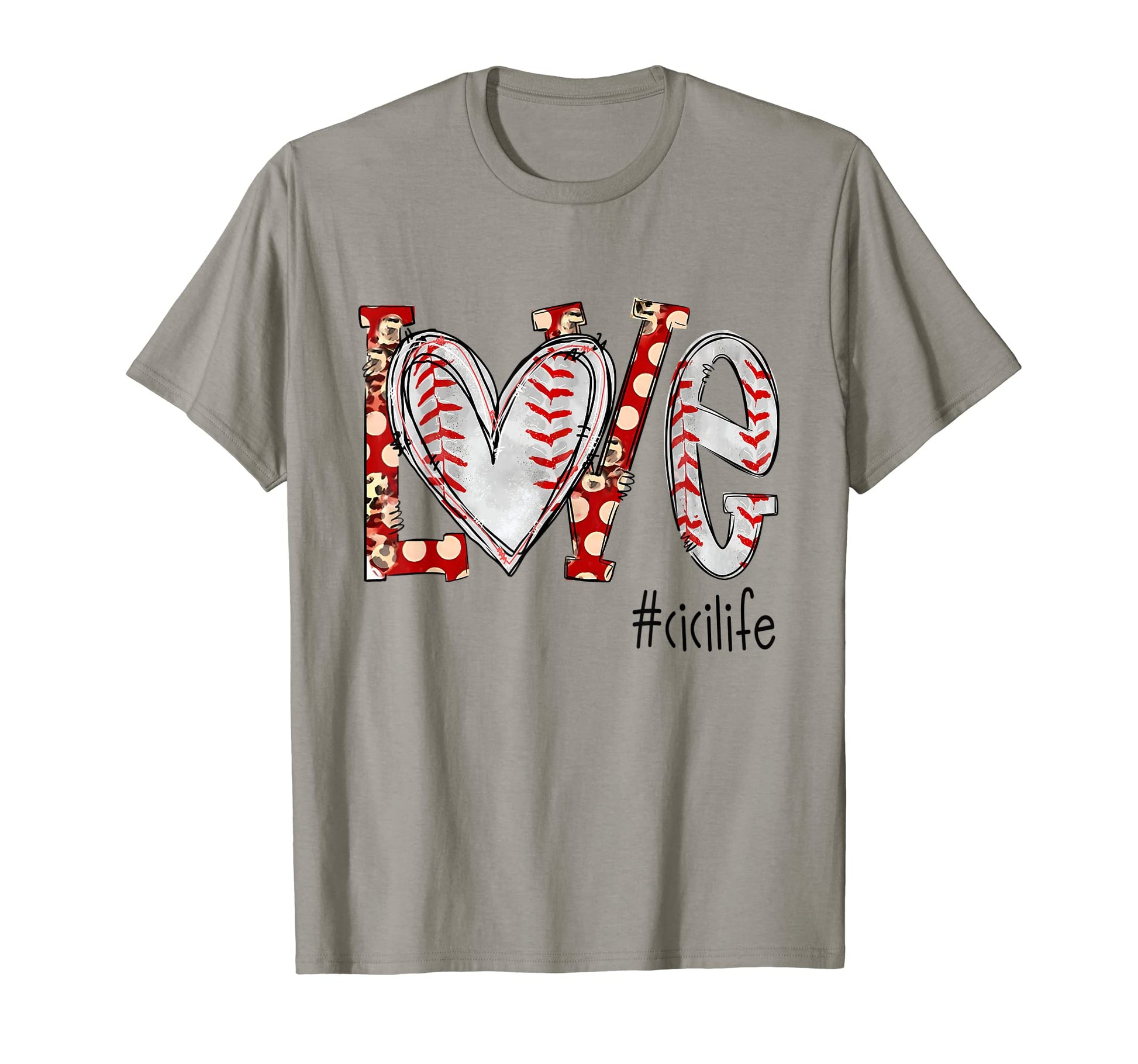 Baseball Mom Heart Love Baseball T-Shirt - Fun Novelty Design Unisex - T-Shirt, Sweatshirt, Hoodie
