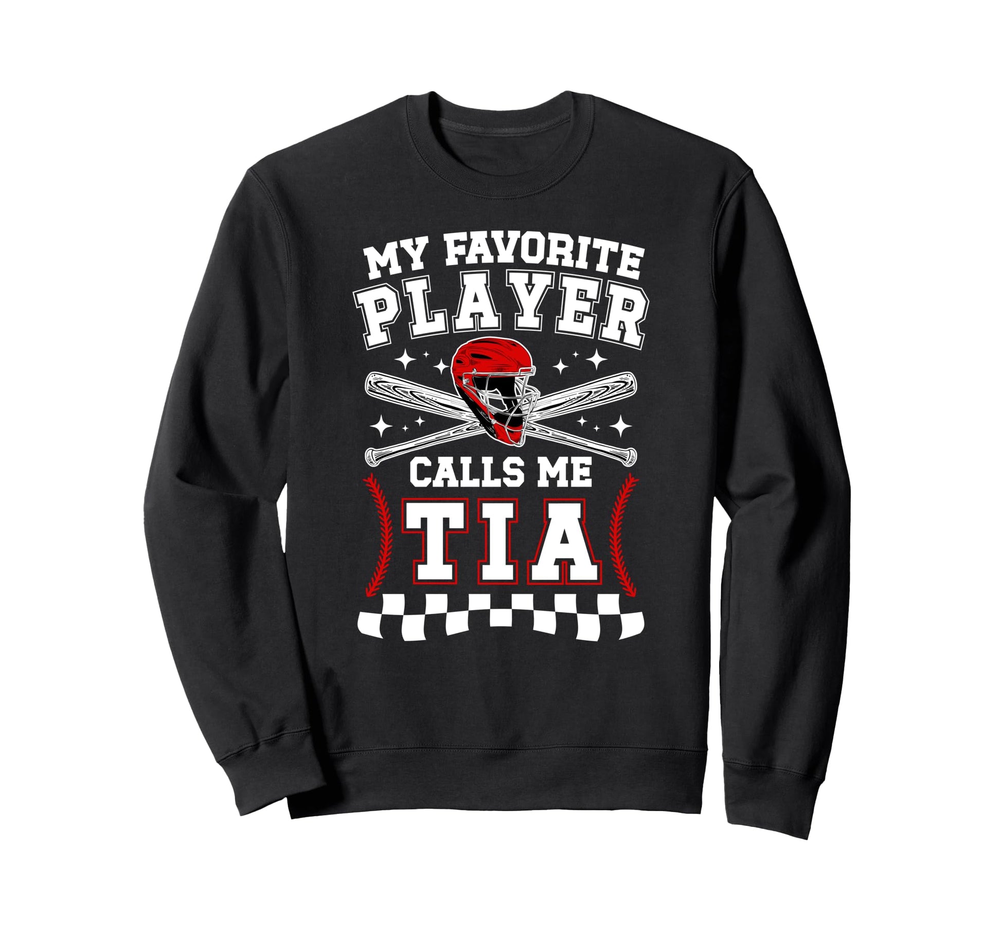 Proud Baseball Tia Baseball Sweatshirt - Casual Everyday Wear for Adults - T-Shirt, Sweatshirt, Hoodie