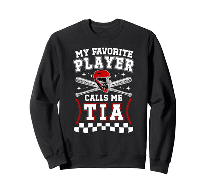 Proud Baseball Tia Baseball Sweatshirt - Casual Everyday Wear for Adults - T-Shirt, Sweatshirt, Hoodie