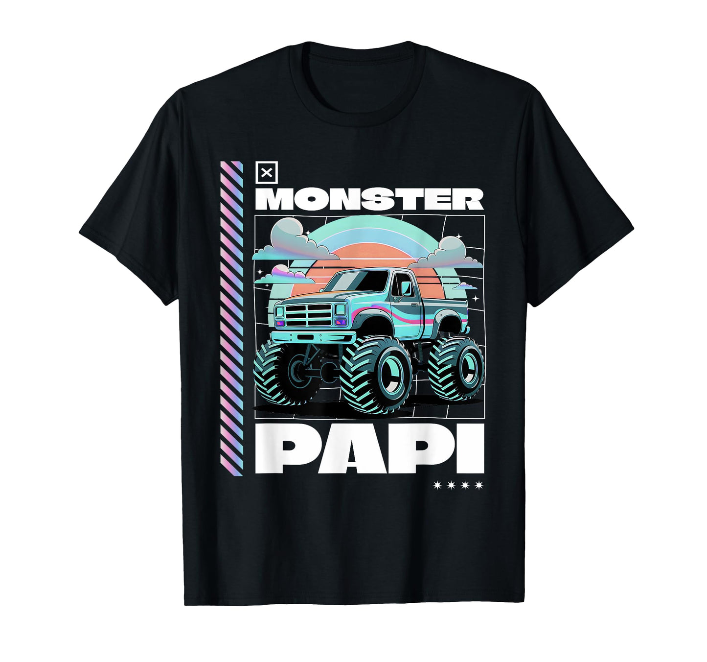 Monster Truck Papi Aesthetic T-Shirt - Casual Everyday Wear Men Women - T-Shirt, Sweatshirt, Hoodie