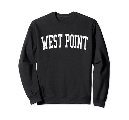 West Point Ut Distressed White Sweatshirt - Unique Graphic Men Women - T-Shirt, Sweatshirt, Hoodie