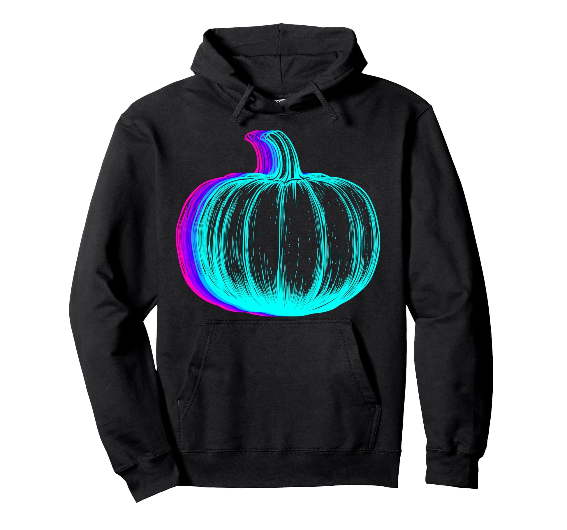 Pumpkin Vegetable Halloween Vaporwave Hoodie - Trendy Graphic Unisex - T-Shirt, Sweatshirt, Hoodie